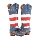 921701206RE Women's Roper American Flag Snip Toe Cowboy Boot